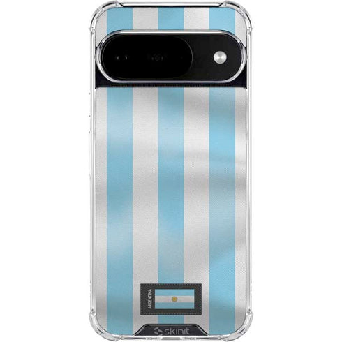 Argentina Soccer Flag Google Pixel 10 Clear Case